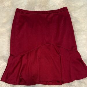 The Limited Burgundy Midi Skirt